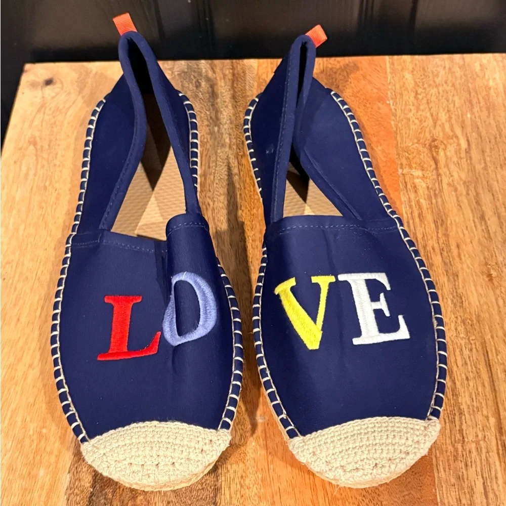 Sea Star Beachwear Beachcomber Love Flat Espadrille Water Shoes 9